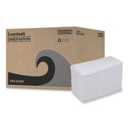PAPER AND DISPENSERS | Boardwalk 17 in. x 15 in. 2-Ply Dinner Napkin - White (3000/Carton)