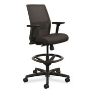 OFFICE CHAIRS | HON Ignition 2.0 23 in. to 32 in. Seat Height Supports Up to 300 lb Ilira-Stretch Mesh Back Task Stool - Black
