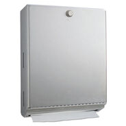 PAPER AND DISPENSERS | Bobrick Classicseries Surface-Mounted Paper Towel Dispenser, 10.81 X 3.94 X 14.06, Satin