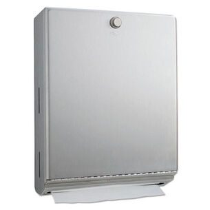 PRODUCTS | Bobrick Classicseries Surface-Mounted Paper Towel Dispenser, 10.81 X 3.94 X 14.06, Satin