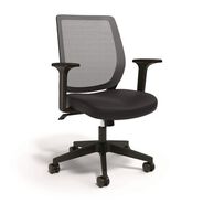 OFFICE CHAIRS | Alera 17.09 in. to 20.83 in. Seat Height Supports Up to 275 lbs. Wessex Ergonomic Fabric Mesh Swivel Task Chair - Black