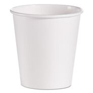 CUPS AND LIDS | SOLO 1-Sided Poly 10 oz. Paper Hot Cups - White (1000/Carton)