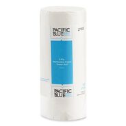 PAPER TOWELS AND NAPKINS | Georgia Pacific Professional 27300 11 in. x 8.8 in. 2-Ply Pacific Blue Select Perforated Paper Kitchen Roll Towels - White (100/Roll)