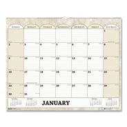 CALENDARS AND PLANNERS | House of Doolittle 319 14.88 in. x 12 in. 12-Month (Jan-Dec 2026) Recycled Monthly Horizontal Wall Calendar - White/Sand Sheets