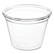 CUPS AND LIDS | World Centric 1 oz PLA Plastic Cold Cups - Clear (3000/Carton)