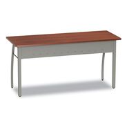 OFFICE FURNITURE AND LIGHTING | Linea Italia Trento Line 59.13 in. x 23.63 in. x 29.5 in. Rectangular Desk - Shaker Cherry