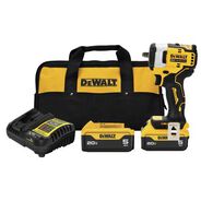 IMPACT WRENCHES | Factory Reconditioned Dewalt DCF913P2R 20V MAX Brushless Lithium-Ion 3/8 in. Cordless Impact Wrench with Hog Ring Anvil Kit with 2 Batteries (5 Ah)