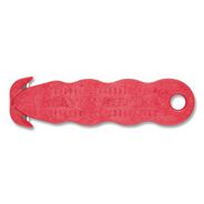 TABLETOP AND SERVEWARE | San Jamar Klever Kutter 1 in. Blade 4 in. Plastic Handle 3 Razor Blades Safety Cutter - Red (3/Pack)