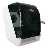 PAPER TOWEL HOLDERS | GEN AG10400ESD 11.25 in. x 9.5 in. x 14.38 in. Lever Action Towel Roll Dispenser - Transparent (1/Carton)
