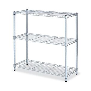 PRODUCTS | Alera ALESW833614SR 36 in. W x 14 in. D x 36 in. H Three-Shelf Residential Wire Shelving - Silver