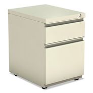 OFFICE FILING CABINETS AND SHELVES | Alera 14.96 in. x 19.29 in. x 21.65 in. 2-Drawers: Box/File Legal/Letter Left or Right File Pedestal with Full-Length Pull - Putty