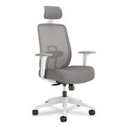 OFFICE CHAIRS | HON Altern Mesh Back Task Chair, 17.95 to 21.1 Seat Height, Gray Seat, Gray/White Back, White Base