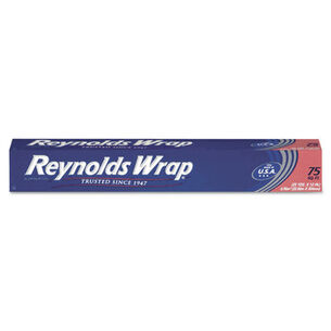FOOD WRAPS | Reynolds Wrap 12 in. x 75 ft. Standard Aluminum Foil Roll - Silver