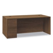 PRODUCTS | HON 10500 Series 66 in. x 30 in. x 29.5 in. Left Pedestal Box/Box/File Single Pedestal Desk - Pinnacle