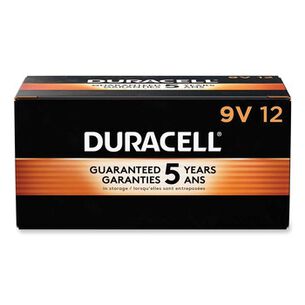  | Duracell 9V CopperTop Alkaline Batteries (12/Box)