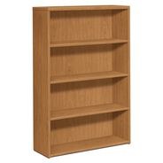 OFFICE FILING CABINETS AND SHELVES | HON 10500 Series 36 in. W x 13.13 in. D x 57.13 in. H 4-Shelf Laminate Bookcase - Harvest