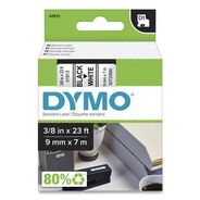 PRODUCTS | DYMO D1 High-Performance 0.37 in. x 23 ft. Polyester Removable Label Tape - Black on White