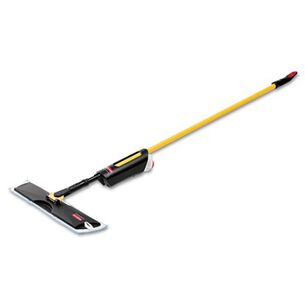 MOPS | Rubbermaid Commercial 52 in. Steel Handle 18 in. Frame Light Commercial Wet Pad Spray Mop