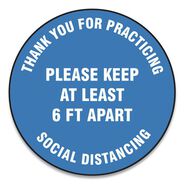 FLOOR SIGNS | GN1 Slip-Gard 12 in. Circle Floor Signs - Blue (25/Pack)