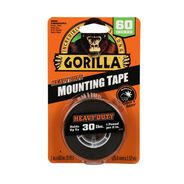 PRODUCTS | Gorilla Glue 6055002 Holds Up to 30 lbs. 1 in. x 60 in. Permanent Heavy Duty Mounting Tape - Black (1-Roll)