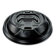 CUTLERY | Dart 16RCLBLK Optima Reclosable Lid fits 12 - 24 oz. Hot Cups - Black (1000/Carton)
