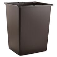 TRASH WASTE BINS | Rubbermaid Commercial FG256B00BRN 56 gal. Plastic Glutton Container - Brown