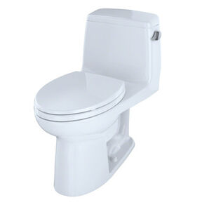 BATH | TOTO Eco UltraMax One-Piece Elongated 1.28 GPF Toilet (Cotton White)