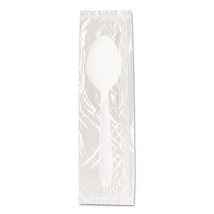  | SOLO Teaspoon Individually Wrapped Reliance Mediumweight Cutlery - White (1000/Carton)