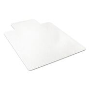 OFFICE CHAIR MATS | Deflecto CM11112 EconoMat 36 in. x 48 in. Occasional Use Lipped Chair Mat for Low Pile Carpet - Clear