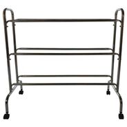 MATERIAL HANDLING | Champion Sports 17 in. x 41 in. x 41 in. 132 lb Capacity Powder-Coated Ball Cart - Silver