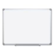 PRODUCTS | MasterVision 72 in. x 48 in. Reversible Earth Silver Easy-Clean Dry Erase Board - White Surface/Silver Aluminum Frame