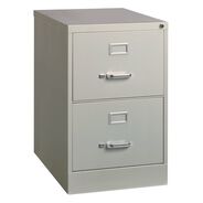 OFFICE FILING CABINETS AND SHELVES | Alera 15 in. x 25 in. x 28.38 in. Legal-Size 2-Drawer Economy Vertical File - Light Gray