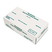 FACILITY MAINTENANCE SUPPLIES | MCR Safety 5 mil Disposable Medical-Grade Vinyl Gloves - Large, White (100/Box)