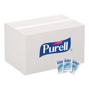 SKIN CARE AND HYGIENE | PURELL 9026-1M 5 in. x 7 in. Cottony Soft Individually Wrapped Sanitizing Hand Wipes - Unscented, White (1000/Carton)