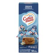 PRODUCTS | Coffee-Mate 11001206 0.38 oz. Mini Cups Liquid Coffee Creamer - French Vanilla (50/Box)