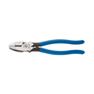 BOLT CUTTERS | Klein Tools 9 in. Lineman's Bolt-Thread Holding Pliers with Rounded Nose and Knurled Jaw
