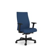 OFFICE CHAIRS | HON HONI2U2ASX04NTK Ignition 2.0 17 to 21.5 Seat Height Vinyl Upholstered Mid-Back Task Chair - Elysian Seat/Back/Black Base