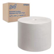 CLEANING AND SANITATION | Scott 2-Ply Septic Safe Essential Extra Soft Coreless Standard Roll Bath Tissue - White (36/Carton)