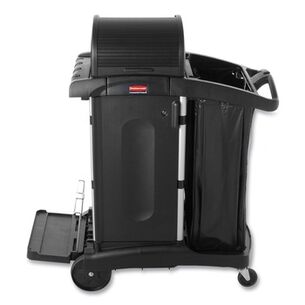 PRODUCTS | Rubbermaid Commercial High-Security Healthcare Cleaning Cart - Black