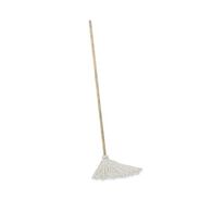 MOPS | Boardwalk BWK112R 12 oz. White Rayon Head 48 in. Oak Wood Handle Deck Mops (6/Pack)