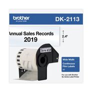 LABELS AND LABEL MAKERS | Brother 2.4 in. x 50 ft. Continuous Film Label Tape - Clear (1-Roll)