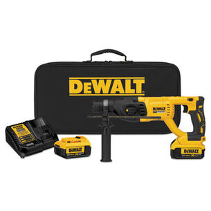 ROTARY HAMMERS | Dewalt 20V MAX XR Lithium-Ion D-Handle SDS-Plus 1 in. Cordless Rotary Hammer Kit with 2 Batteries (4 Ah)