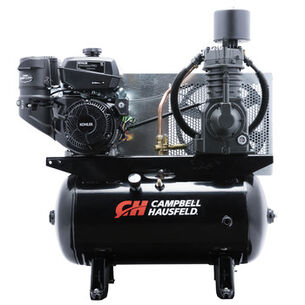 PRODUCTS | Campbell Hausfeld 14 HP 2 Stage 30 Gallon Oil-Lube Horizontal Air Compressor with Metal Belt Guard