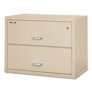 PRODUCTS | FireKing 2 Legal/Letter-Size File Drawers 37.5 in. x 22.13 in. x 27.75 in. Insulated Lateral File - Parchment