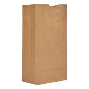 FACILITY MAINTENANCE SUPPLIES | Ross & Wallace Paper Products 8.25 in. x 5.25 in. x 16.13 in. #20 Size Grocery Paper Bags - Kraft (500/Bundle)