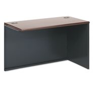 OFFICE DESKS AND WORKSTATIONS | HON 38000 Series 48 in. x 24 in. x 29.5 in. Right Return Shell - Mahogany/Charcoal