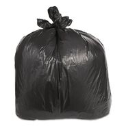 PRODUCTS | Trinity Plastics 38 in. x 58 in. 60 gal. 2.4 mil Flat Pack Low-Density Can Liners - Black (100/Carton)