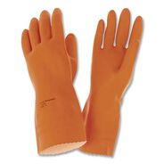 FACILITY MAINTENANCE SUPPLIES | Ansell Alphatech 87-208 Heavyweight Gloves - Large, Orange (144 Pairs/Carton)