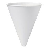 PRODUCTS | SOLO 10BFC-2050 Bare Eco-Forward 10 oz. ProPlanet Seal Treated Paper Funnel Cups - White (1000/Carton)