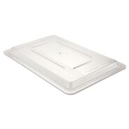 CLEANING CARTS | Rubbermaid Commercial 12 in. x 18 in. Food/Tote Box Lids - Clear